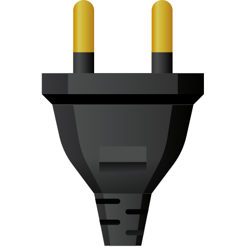 Netzstecker as rendered by Icons8