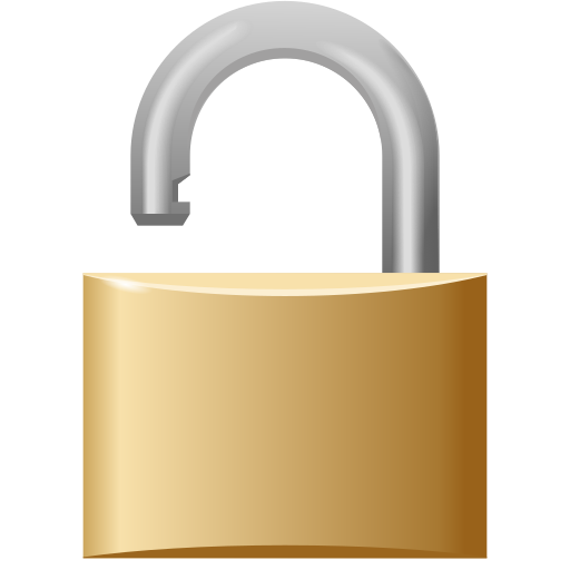 unlocked as rendered by Icons8