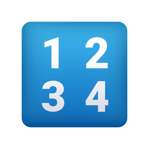 input numbers as rendered by Icons8