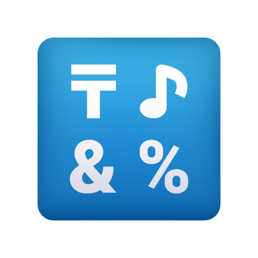 input symbols as rendered by Icons8