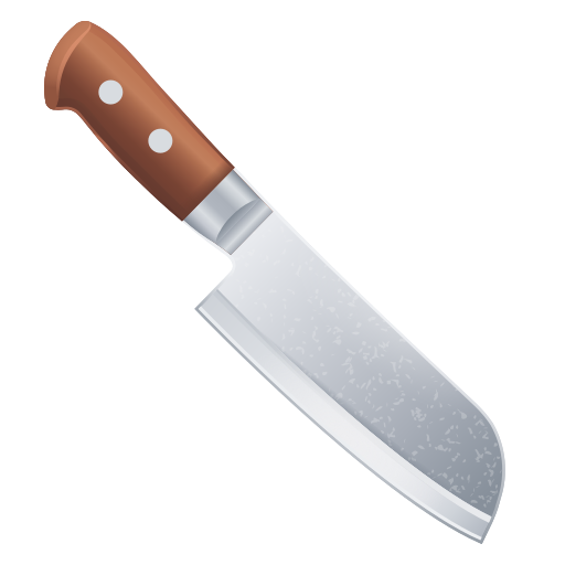 kitchen knife as rendered by Icons8