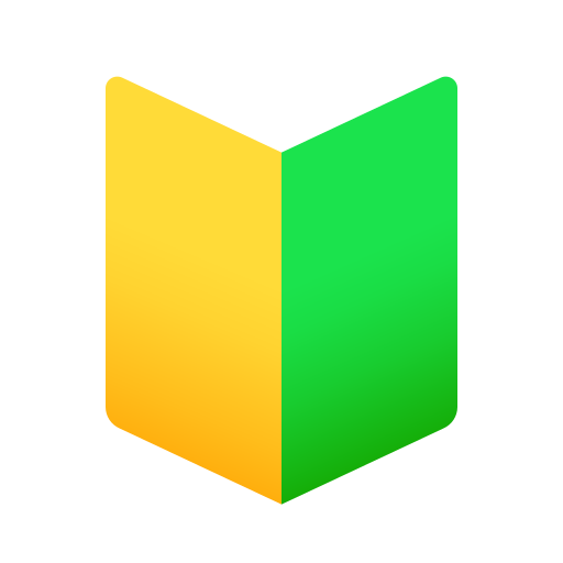 Japanese symbol for beginner as rendered by Icons8