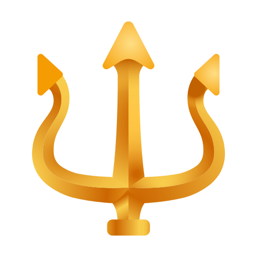 tridente as rendered by Icons8