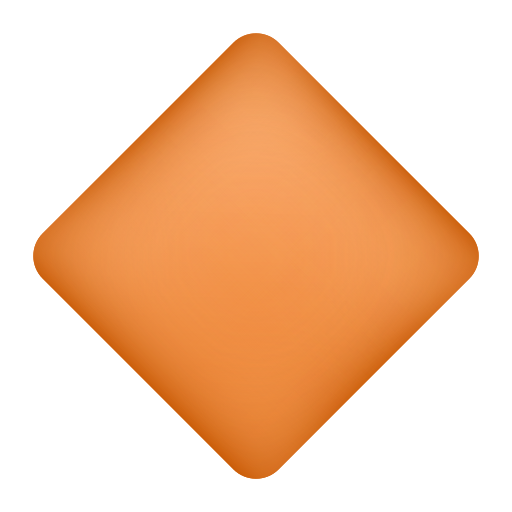 large orange diamond as rendered by Icons8