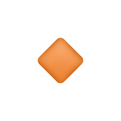 small orange diamond as rendered by Icons8