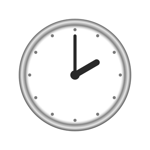 two o’clock as rendered by Icons8