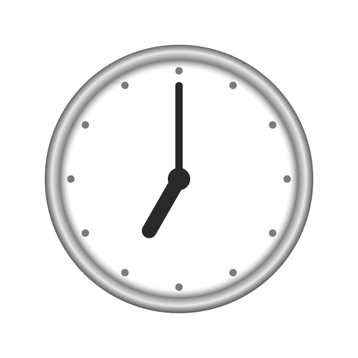 7時 as rendered by Icons8