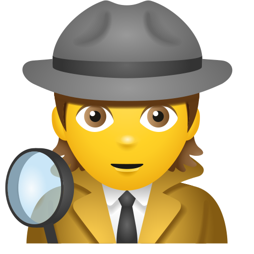 detective as rendered by Icons8