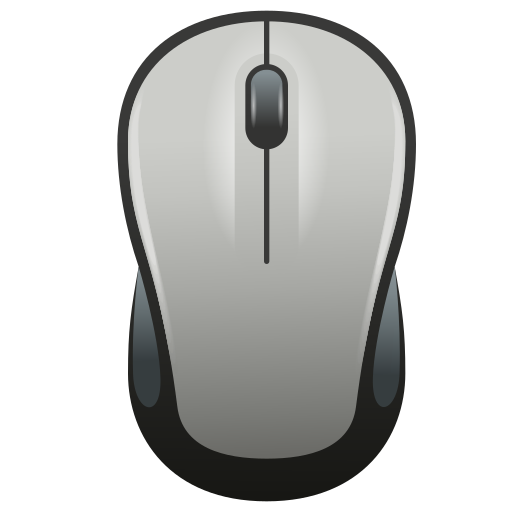 computer mouse as rendered by Icons8
