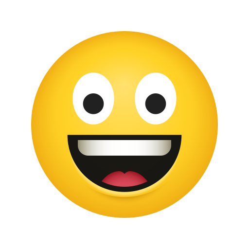 Grinning Face with Big Eyes, the design in this release