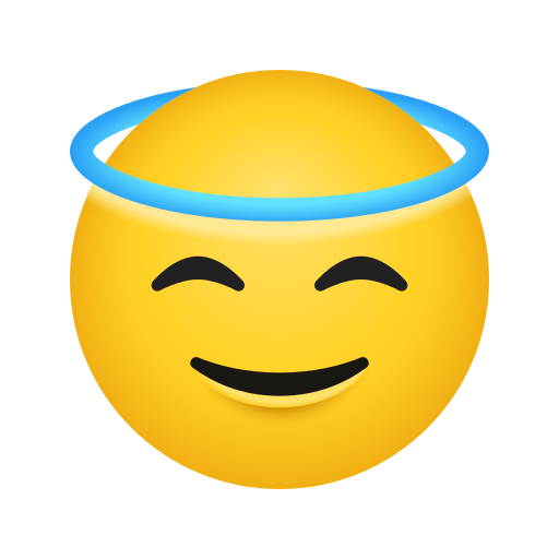 Smiling Face with Halo, the design in this release