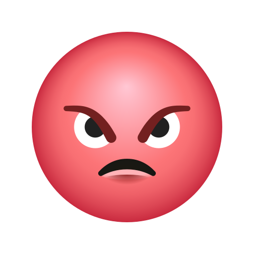 faccina accigliata as rendered by Icons8