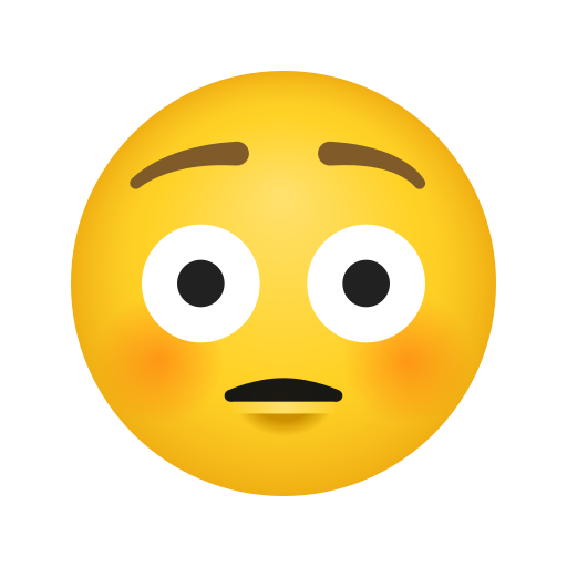 visage qui rougit as rendered by Icons8