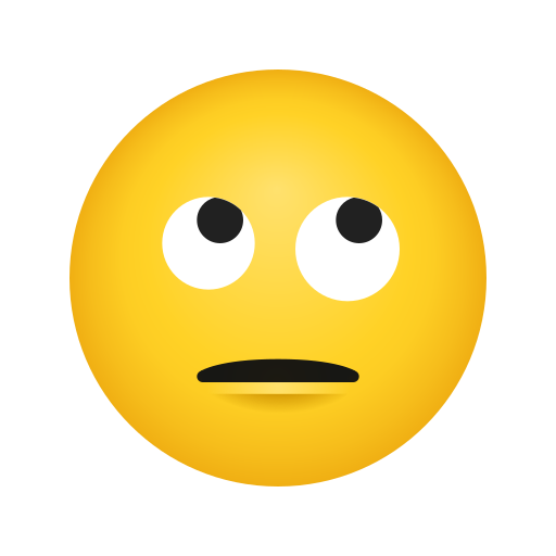 Visage Roulant Des Yeux as drawn by Icons8 in 14.0