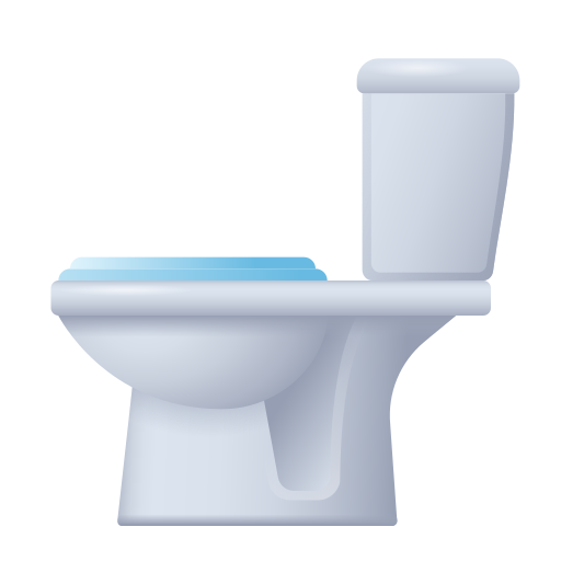 toilet as rendered by Icons8