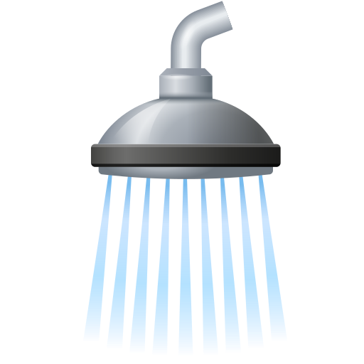 shower as rendered by Icons8
