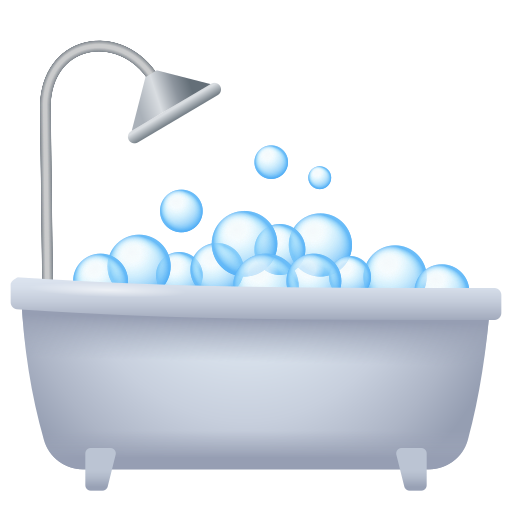 bathtub as rendered by Icons8