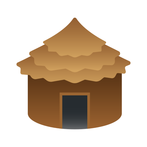 hut as rendered by Icons8