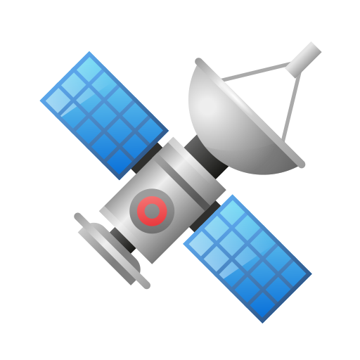Satellit as rendered by Icons8