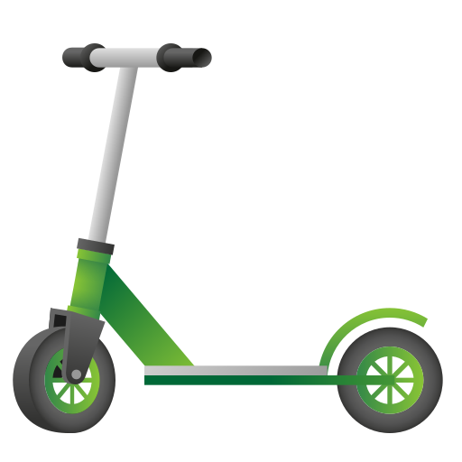 kick scooter as rendered by Icons8