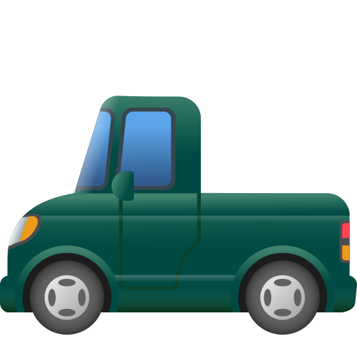 pickup truck as rendered by Icons8