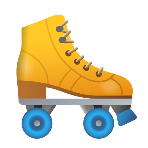 roller skate as rendered by Icons8