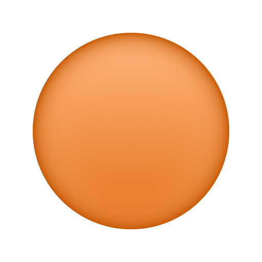 círculo naranja as rendered by Icons8