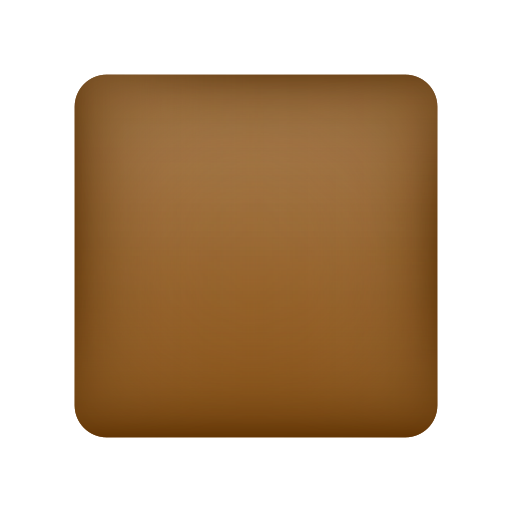 quadrado marrom as rendered by Icons8