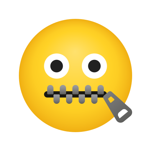 Zipper-Mouth Face, the design in this release