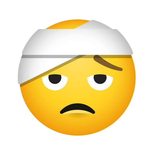 Face with Head-Bandage, the design in this release