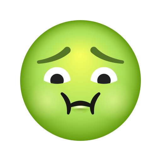 faccina nauseata as rendered by Icons8