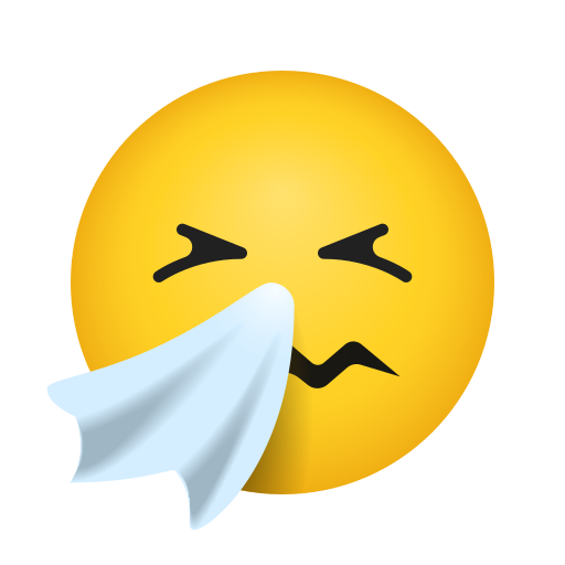 Sneezing Face, the design in this release