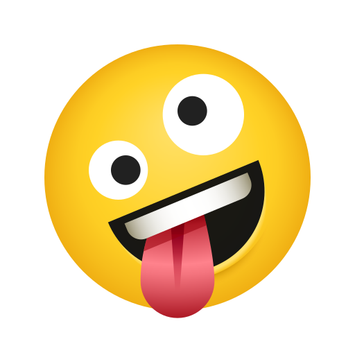 Zany Face as drawn by Icons8 in 14.0