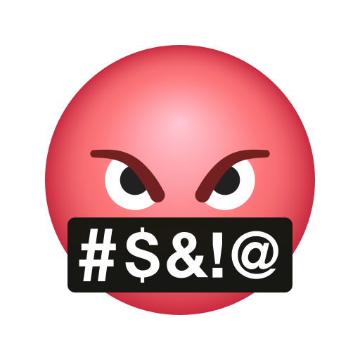 Face with Symbols on Mouth, the design in this release