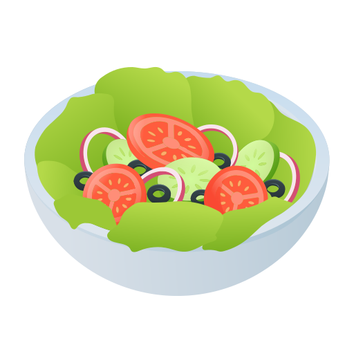 green salad as rendered by Icons8