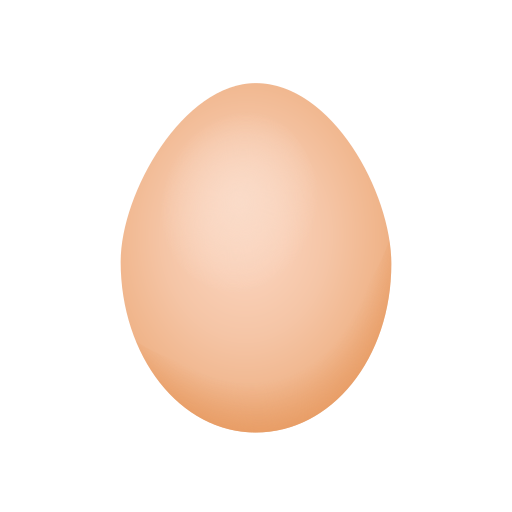 Egg as drawn by Icons8 in 14.0