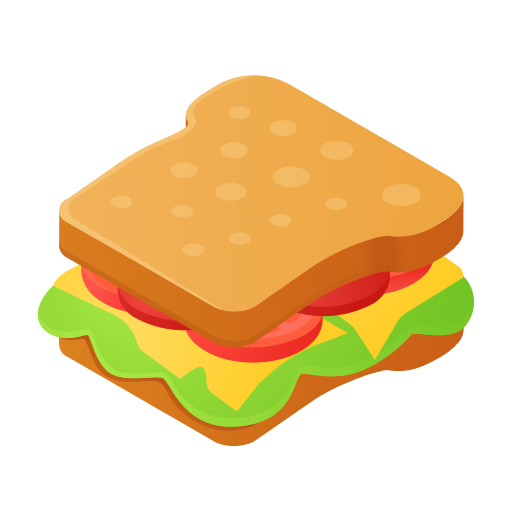 sandwich as rendered by Icons8