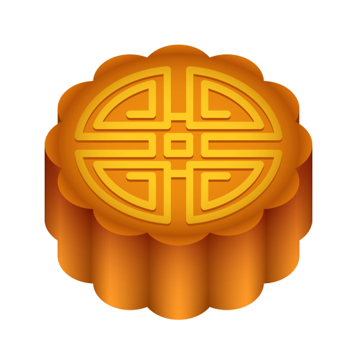 moon cake as rendered by Icons8