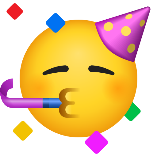 Partygesicht as rendered by Icons8