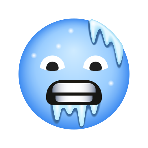 cara con frío as rendered by Icons8