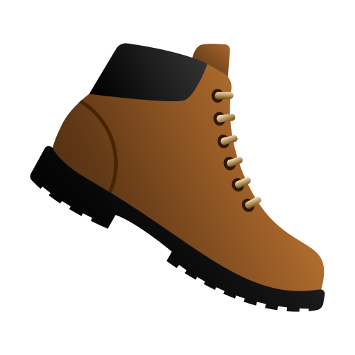 hiking boot as rendered by Icons8