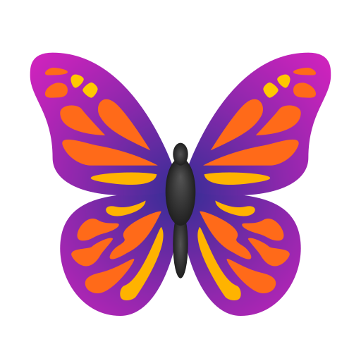 butterfly as rendered by Icons8