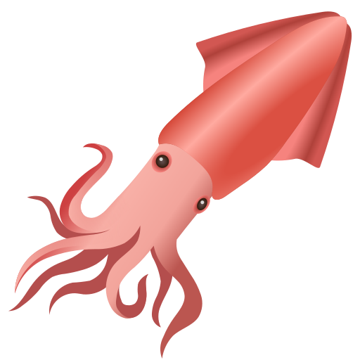 squid as rendered by Icons8