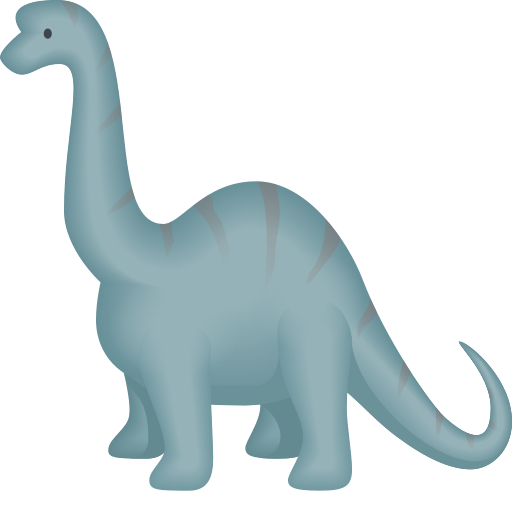 sauropod as rendered by Icons8