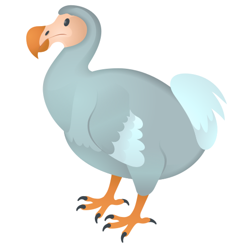 dodo as rendered by Icons8