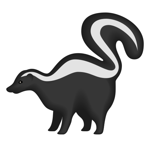 skunk as rendered by Icons8