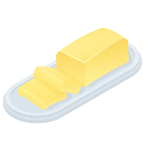 butter as rendered by Icons8