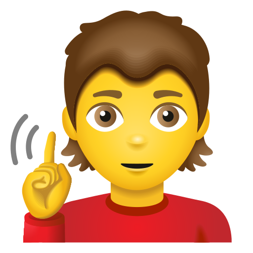 deaf person as rendered by Icons8