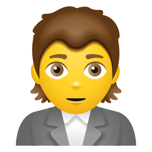 office worker as rendered by Icons8