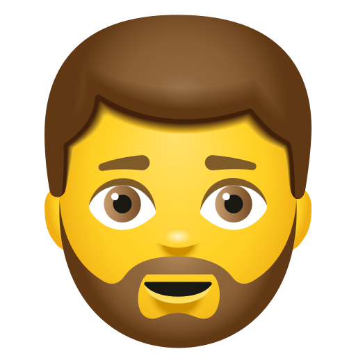 man: beard as rendered by Icons8